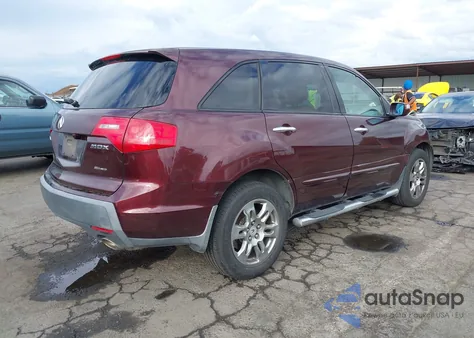 2008 Acura Mdx Technology Package from USA, damaged, VIN 2HNYD28478H521227